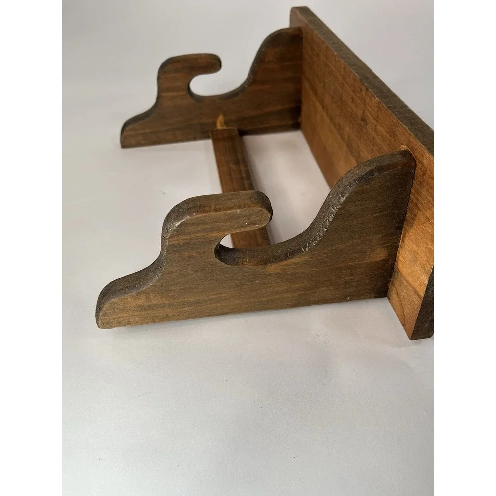 Vintage Wooden Wall Shelf Primitive Cottagecore Grandmacore